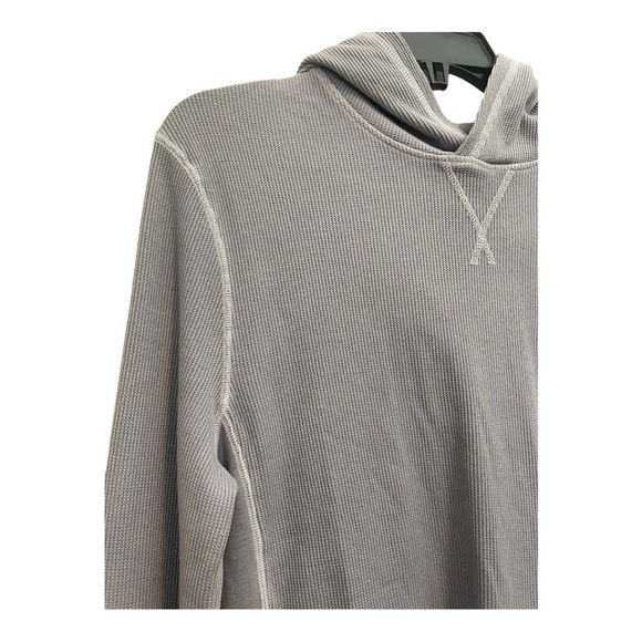 TREASURE & Bond gray thermal lightweight hoodie - Picture 4 of 11